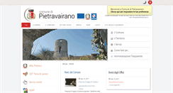 Desktop Screenshot of comune.pietravairano.ce.it